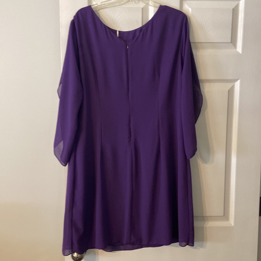 Grace Karin Women’s Dress size XXL long 37” bust 42/44” beautiful purple color - Picture 4 of 8